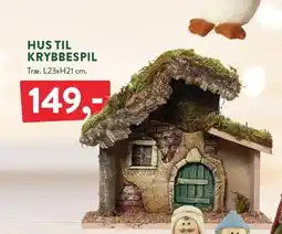 Plantorama Hus til krybbespil træ. tilbud