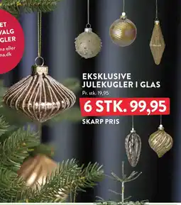 Plantorama Eksklusive julekugler i glas tilbud