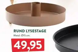 Plantorama Rund lysestage tilbud