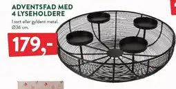 Plantorama Adventsfad med 4 lyseholdere tilbud