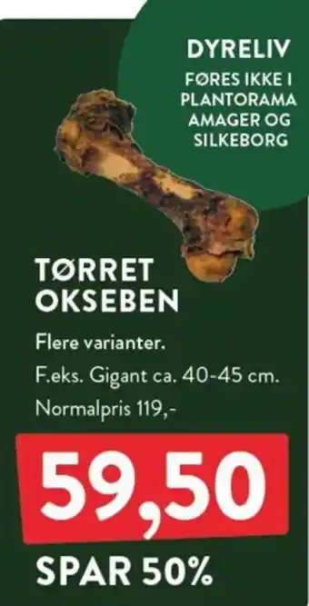 Plantorama Tørret okseben tilbud