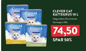 Plantorama Clever cat kattegrus tilbud