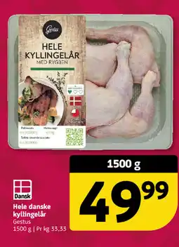 Løvbjerg Dansk Hele danske kyllingelår Gestus tilbud