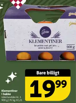 Løvbjerg Klementiner i bakke tilbud