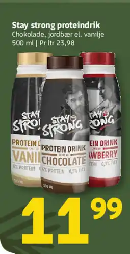 Løvbjerg Stay strong proteindrik tilbud