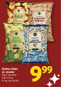 Løvbjerg Gestus chips el. snacks tilbud