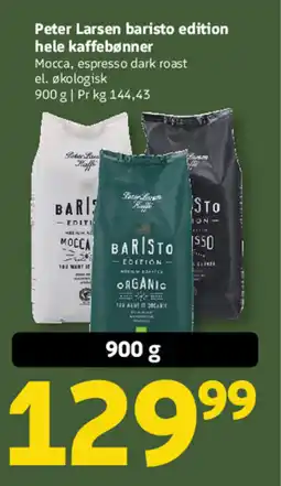 Løvbjerg Peter Larsen baristo edition hele kaffebønner tilbud