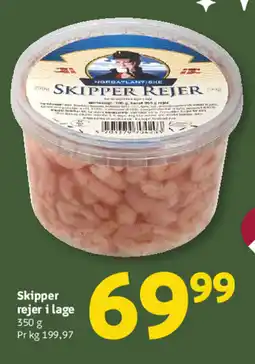 Løvbjerg Skipper rejer i lage tilbud