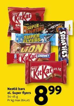 Løvbjerg Nestlé bars el. Super flyers tilbud