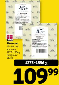 Løvbjerg Dansk Them ost tilbud