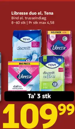 Løvbjerg Libresse duo el. Tena tilbud