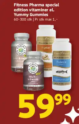 Løvbjerg Fitness Pharma special edition vitaminer el. Yummy Gummies tilbud