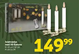 Løvbjerg Juletræslys med 3D flamme tilbud