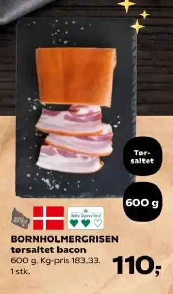 Bornholmergrisen tørsaltet bacon
