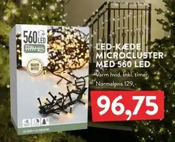 Plantorama LED-KÆDE MICROCLUSTER MED 560 LED, DKK 96.75 tilbud