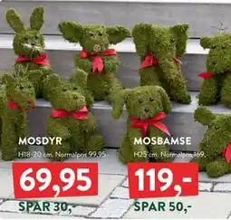 Plantorama MOSDYR, DKK 69.95 tilbud
