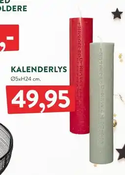 Plantorama KALENDERLYS, DKK 49.95 tilbud