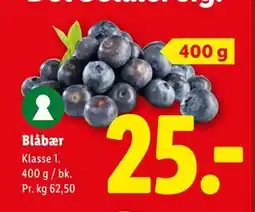 Lidl Blåbær, DKK 25 tilbud