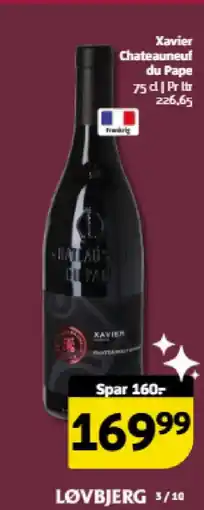 Løvbjerg Xavier Chateauneuf du Pape tilbud