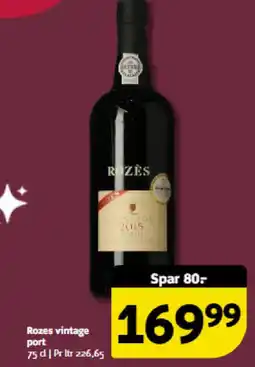 Løvbjerg Rozes vintage port tilbud
