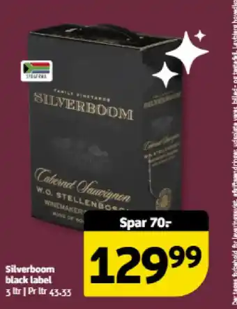 Silverboom black label
