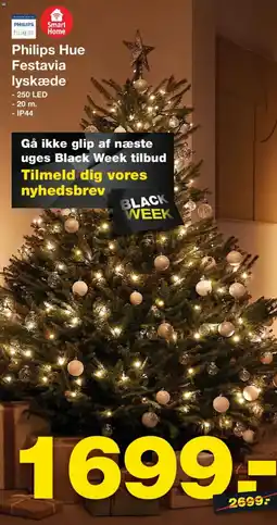 Bauhaus Philips Hue Festavia lyskæde tilbud
