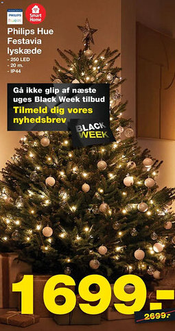 Bauhaus Philips Hue Festavia lyskæde tilbud