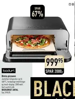 Imerco Bistro pizzaovn, DKK 999.95 tilbud