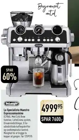 Imerco La Specialista Maestro Espressomaskine, DKK 4999.95 tilbud