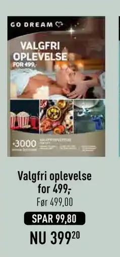 Imerco Valgfri oplevelse, DKK 399.2 tilbud