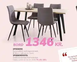 Daells Bolighus SPISEBORDSSTOL, DKK 286 tilbud