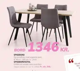 Daells Bolighus SPISEBORD, DKK 1346 tilbud