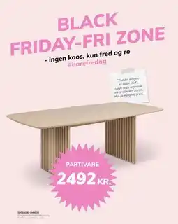 Daells Bolighus SPISEBORD CHRISTO, DKK 2492 tilbud