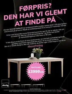 Daells Bolighus SKOVBY SPISEBORD SM31, DKK 13999 tilbud