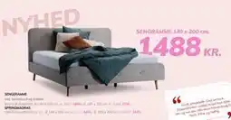 Daells Bolighus SENGERAMME Inkl. lamelbund og træben, DKK 1488 tilbud