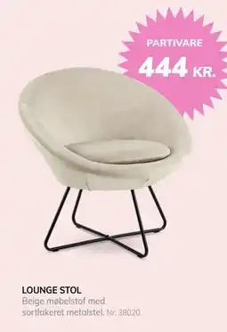 Daells Bolighus LOUNGE STOL, DKK 444 tilbud