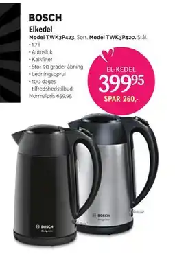 Kop & Kande Elkedel, DKK 399.95 tilbud