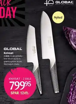 Kop & Kande Knivsæt, DKK 799.95 tilbud