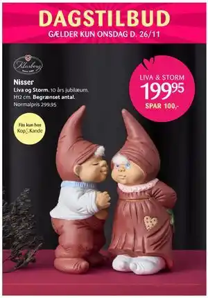 Kop & Kande Nisser, DKK 199.95 tilbud