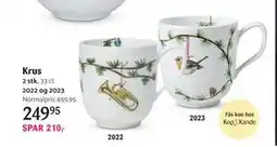 Kop & Kande Krus, DKK 249.95 tilbud