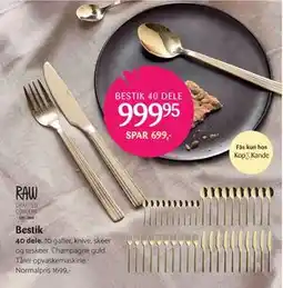 Kop & Kande Bestik, DKK 999.95 tilbud