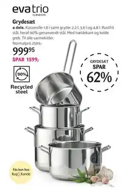 Kop & Kande Grydesæt, DKK 999.95 tilbud