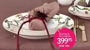 Kop & Kande Middagstallerken, DKK 399.95 tilbud