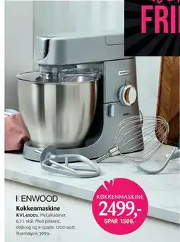 Kop & Kande Køkkenmaskine, DKK 2499 tilbud