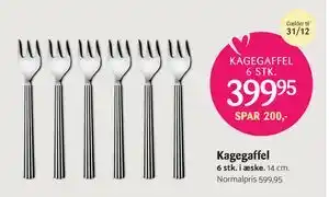 Kop & Kande Kagegaffel, DKK 399.95 tilbud