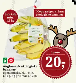 Dagli'Brugsen Änglamark økologiske bananer tilbud