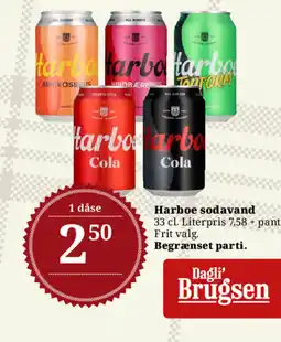 Dagli'Brugsen Harboe sodavand tilbud