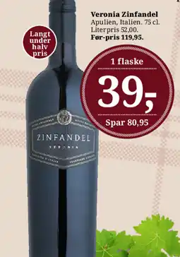 Dagli'Brugsen Veronia Zinfandel tilbud