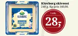 Dagli'Brugsen Klovborg skiveost tilbud