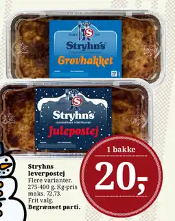 Dagli'Brugsen Stryhns leverpostej tilbud